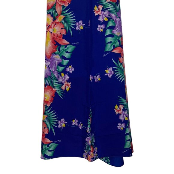 Vintage Royal Creations Hawaiian Wrap Womens OS Lightweight Floral Tie 1990s - Picture 6 of 7